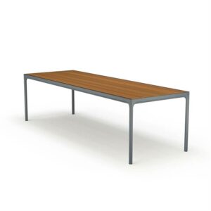 HOUE - FOUR havebord 270x90 cm - Bambus - Dark grey