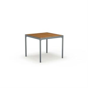 HOUE - FOUR havebord 90x90 cm - Bambus - Dark Grey